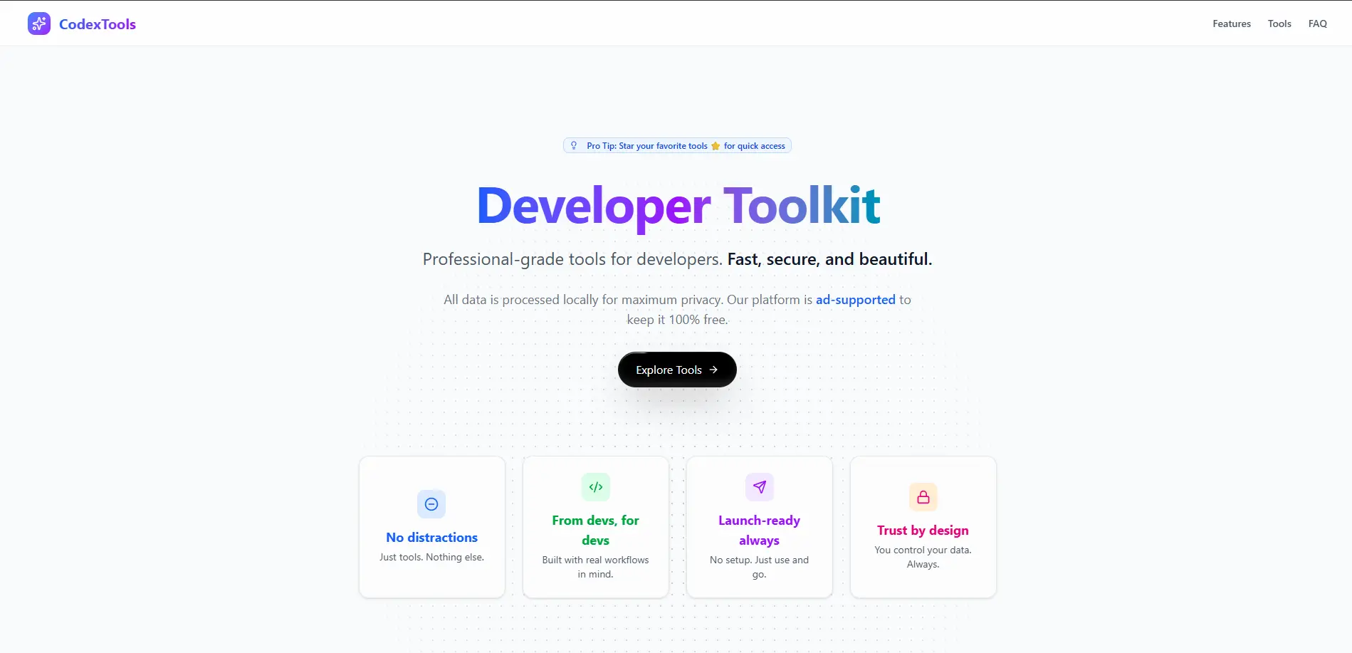 Codex Tools - Developer Utilities Suite